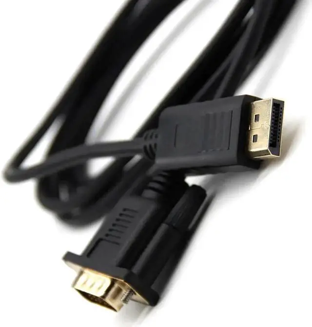 Alt view image 2 of 2 - 1.8M DP Male To VGA HD-15 Male Cable 1080p Display Port to VGA Converter Adapter For PC Laptop