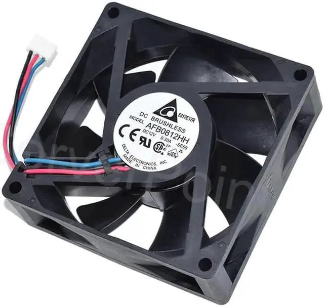 Main image of WUSU For DELTA Cooler AFB0812HH DC12V 0.30A 8CM 3-Wire Server Inverter Cooling fan