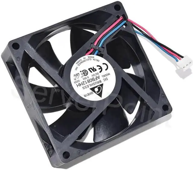 Alt view image 2 of 2 - WUSU For DELTA Cooler AFB0812HH DC12V 0.30A 8CM 3-Wire Server Inverter Cooling fan