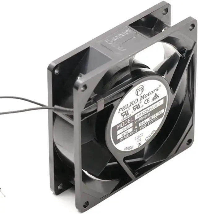Alt view image 2 of 3 - WUSU PM9225HA1B-7 9225 90mm 100V 0.09A Quiet Ac Aluminum Machine Cooling Fan