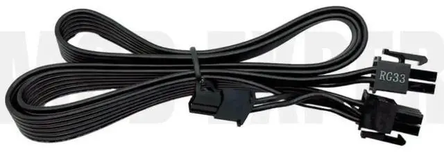 Alt view image 5 of 6 - WUSU PSU 8Pin to PCIe 8Pin 6+2Pin GPU Power Supply Cable for PRIME 1000/850/750/650 Titanium Modular PSU 60CM 18AWG