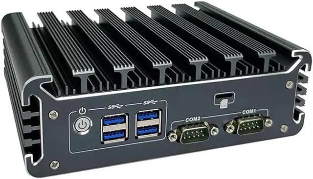 Alt view image 5 of 5 - Industrial Mini PC, Mini Desktop PC, Intel Core i5 7360U, Dual Intel i225-V 2.5G LAN, HD DP Dual Display, TPM2.0 2 COM Fanless Mini PC Windows 11, 8GB Ram 128GB SSD