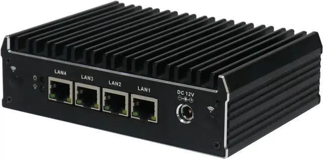 Alt view image 7 of 7 - WUSU Micro Firewall Appliance, Mini PC, OPNsense, VPN, Router PC, J3160, C3, 2 x HDMI, COM, 4 x Gigabit Lan, 2 x USB3.0, 4G RAM, 128G SSD