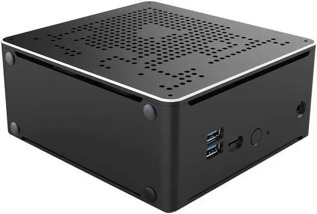 Main image of 4K Mini PC, HTPC, Desktop Computer, Small Server, Windows 11 or Linux Ubuntu, Intel XEON E-2176M, B18, DP, HDMI, Type-C, 2 x LAN, 8GB RAM 128GB SSD