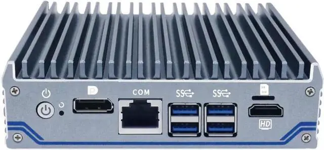 Alt view image 3 of 6 - Micro Firewall Appliance, Mini PC, OPNsense, VPN, Router PC, Intel J4125, C5, AES-NI, DP, HDMI, COM, SIM Slot, 4 x Intel I211 I210, 8G RAM, 128G SSD
