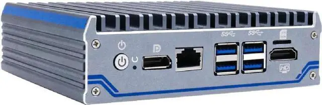 Alt view image 6 of 6 - Micro Firewall Appliance, Mini PC, OPNsense, VPN, Router PC, Intel J4125, C5, AES-NI, DP, HDMI, COM, SIM Slot, 4 x Intel I211 I210, 8G RAM, 128G SSD