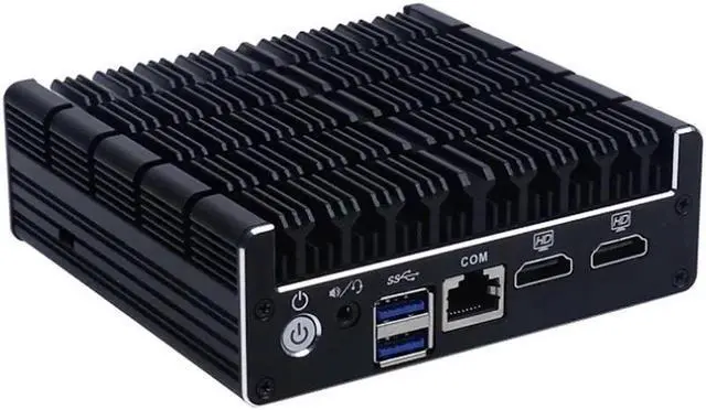 Main image of Mini PC Support AES-NI,Firewall, PFsense,Intel Celeron J3060 with 2*LAN/1*COM/2*HDMI/2*USB3.0/4*USB3.0/win 7 Linux mini pc(4GB Ram 128GB SSD)