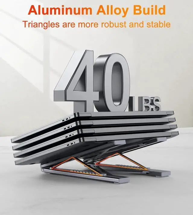 Alt view image 5 of 7 - USB C Laptop Docking Station Stand, USB C Dock Tablet Stand, 8 in 1 USB C Hub with 4K HDMI, 2 USB 3.0, PD 100W, Universal Dock Station for MacBook Pro/Air/Dell/HP/Surface/Lenovo, Plug and Play