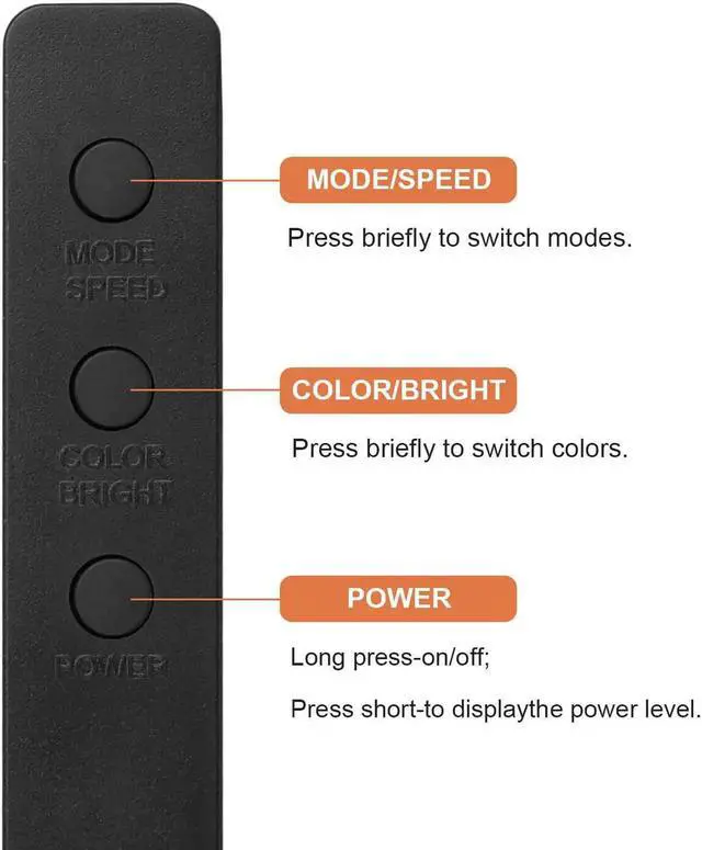 Alt view image 4 of 7 - Smart Light Bars, RGB IC Smart LED Lights 32 lamp Beads ARM chip with Various Scene Modes and Music Modes, Bluetooth Color Light Bar, With APP(2PCS)