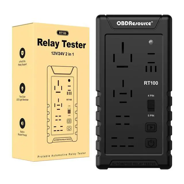 Alt view image 7 of 7 - RT100 Automotive Relay Tester - Relay Detector - 12V 24V