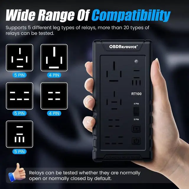 Alt view image 2 of 7 - RT100 Automotive Relay Tester - Relay Detector - 12V 24V