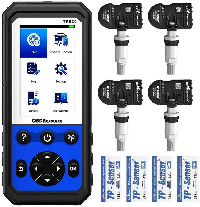 Main image of TPS30 Tire Pressure Diagnostic Sensor Programming OBD Writing to ECU Instrument TPMS Portable