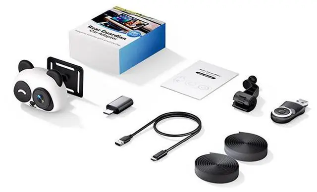 Main image of Wireless Carplay Portable Wireless Car Adapter Carplay Adapter Car Backup Camera Rear Seat Baby Newegg Product Title Translation