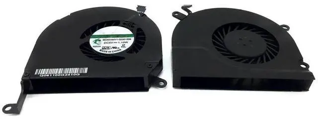 Alt view image 4 of 5 - Left and Right Side CPU Cooling Fan Assembly for Apple MacBook Pro 15" A1286 (2008, 2009, 2010, 2011, 2012)