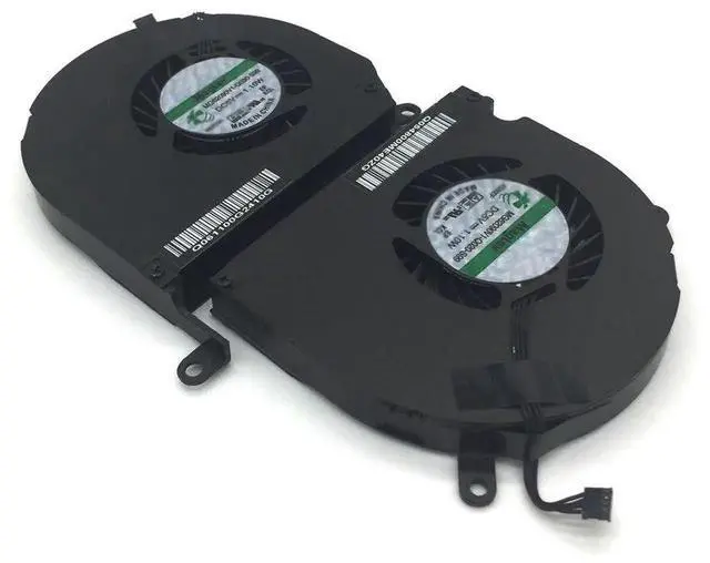 Alt view image 2 of 5 - Left and Right Side CPU Cooling Fan Assembly for Apple MacBook Pro 15" A1286 (2008, 2009, 2010, 2011, 2012)