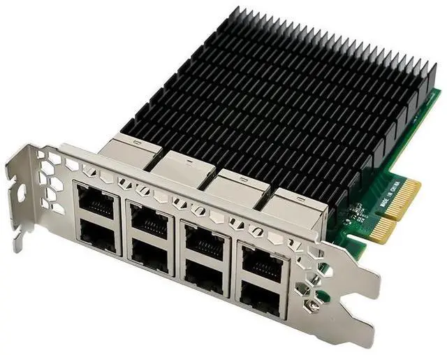 Main image of PCIe x4 eight-port industrial camera vision network card I350AM4 vision acquisition card supports iSCSI PXE