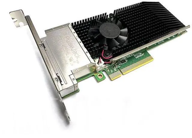 Main image of PCIe x8 10 Gigabit Quad-Lane Ethernet Server Network Card with RJ45 10 Gigabit Connector XL710
