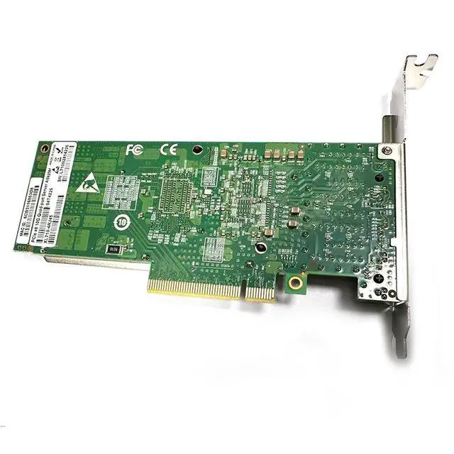 Alt view image 3 of 7 - PCIe x8 10 Gigabit Quad-Lane Ethernet Server Network Card with RJ45 10 Gigabit Connector XL710