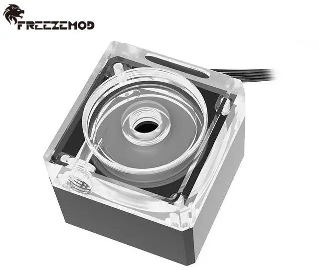 Alt view image 2 of 6 - PU-FS6M-J PC Water Cooling Pump Integrated PWM Smart Speed Control Pump, 3.5M Head Pressure for Liquid Cooling Systems Small 4-Pin Single Connector