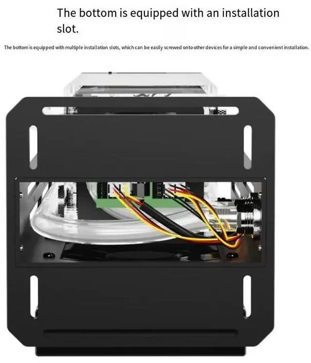 Alt view image 4 of 4 - SLMZ-LS-360S Industrial All-in-One Water Cooling Module Integrated Pump and Reservoir, 12-24V DC 24V