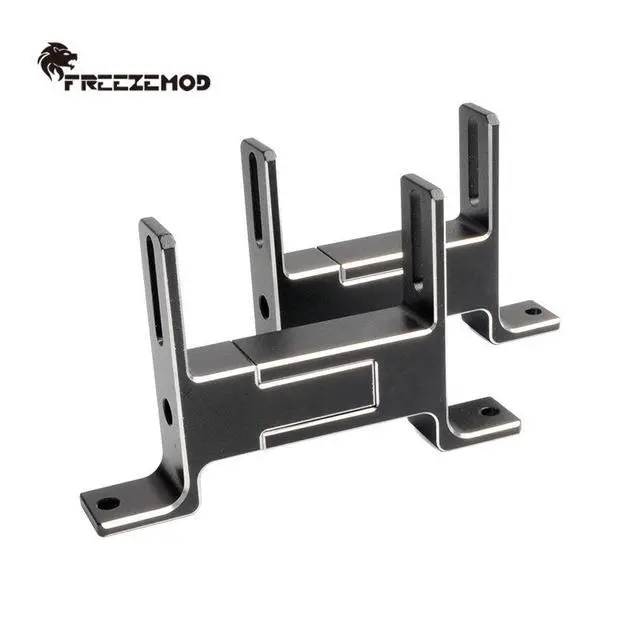 Main image of PJ-LSZJ Universal All-Aluminum Desktop Radiator Bracket, CNC Machined Water Cooling Mount for PC Builds