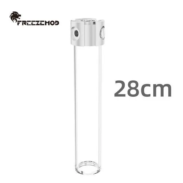 Alt view image 7 of 7 - Integrated pump expansion water tank PJ-PM6SX with metal cover, outer diameter fitted with a one-way plug. Silver-285mm