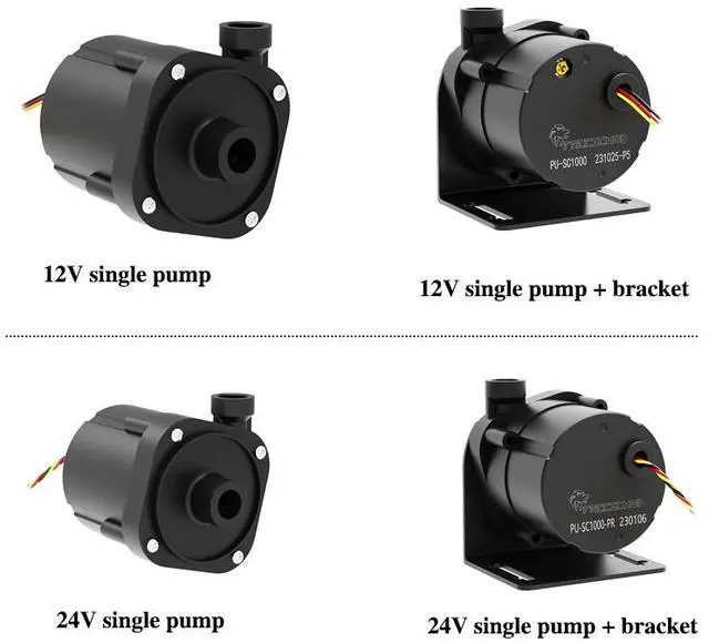Alt view image 2 of 6 - PU-SC1000 Industrial Water Cooling Pump High Flow Brushless Pump with Adjustable Speed, Shut-Off Control, 6M Head
