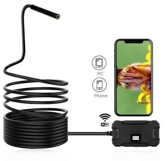 Alt view image 4 of 5 - Endoscope Camera HD1080p WiFi Borescope Inspection Camera Waterproof IP67 Flexible Snake Camera Y13 5.5mm