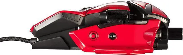 Alt view image 4 of 5 - Mad Catz R.A.T. 8+ ADV 20000DPI 11 Buttons USB Gaming Mouse - Red