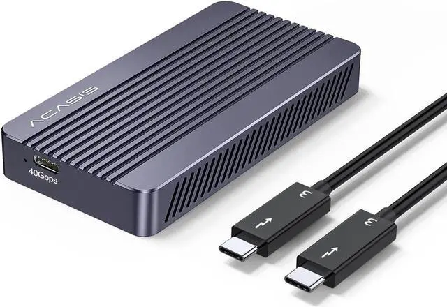 Main image of USB 4.0 M.2 SSD Case 40Gbps M2 NVMe SSD Enclosure Support 2280 B+M M-Key PCIe, Compatible with USB4/3.2/3.1/3.0/2.0, TBU405