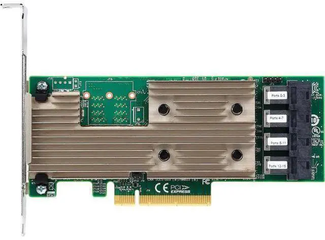 Alt view image 2 of 3 - LSI 9305-16i PCI-Express 3.0 x8 Low Profile SAS Host Bus Adapter