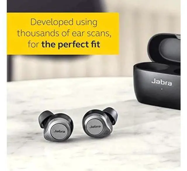 Alt view image 3 of 5 - Jabra Elite 85t True Wireless Bluetooth Earbuds, Titanium Black - Advanced Noise-Cancelling Earbuds with Charging Case for Calls and Music - Wireless Earbuds with Superior Sound a (100-99190000-02)