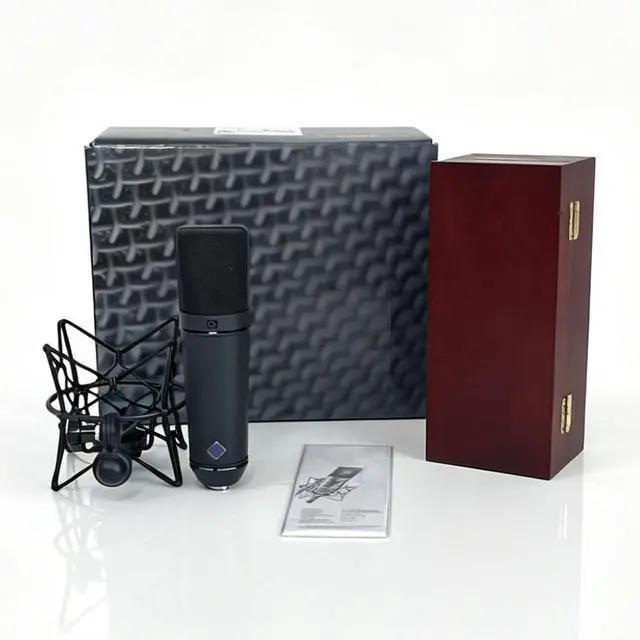 Main image of AI87U Professional Condenser Mic Bundle for Content Creators 24-bit Studio Recording, Shock Mount & Pop Filter Included, Ideal for YouTube, Twitch, Voiceover black