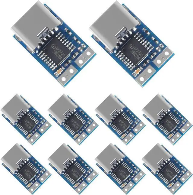 Main image of 10 Pack Type-C PD Decoy Module,USB-C PD 12V DC Fixed Voltage Power Trigger Module 5A Type-C Female Input