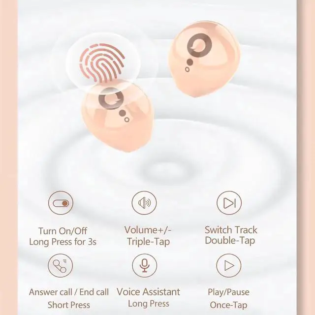 Alt view image 3 of 7 - Invisible Earbuds Micro Hidden Ear Buds Headphones Invisible Earphones Mini Wireless Hidden Headphones For Small Ears Smallest Invisible Hidden Earbud For Work Small Tiny Smallest Invisible Earbuds