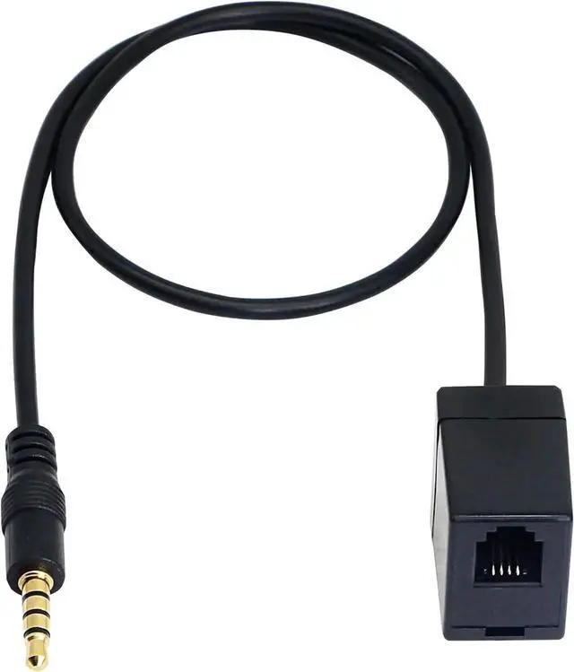 Alt view image 5 of 5 - RJ9 to 3.5mm Telephone Adapter - Convert Headset to Smartphones