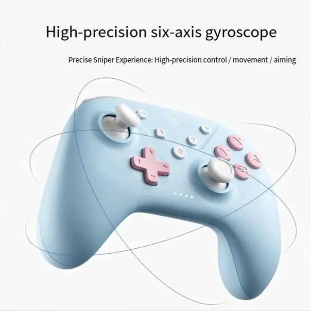 Alt view image 5 of 6 - Australian-Canadian Lion Switch2 motion-sensing vibration game controllerforios, Android and PC(three-mode wireless Bluetooth,Rococo design)