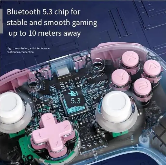 Alt view image 4 of 6 - Australian-Canadian Lion Switch2 motion-sensing vibration game controllerforios, Android and PC(three-mode wireless Bluetooth,Rococo design)