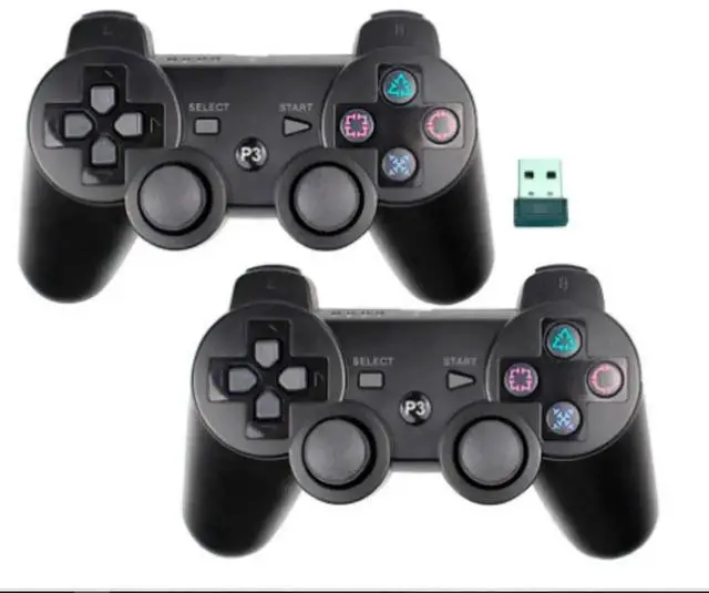 Alt view image 4 of 4 - 2.4g wireless dual-use one-to-two gaming controller for PC, Android TVand computer.Gaming controller with vibration and charging function.