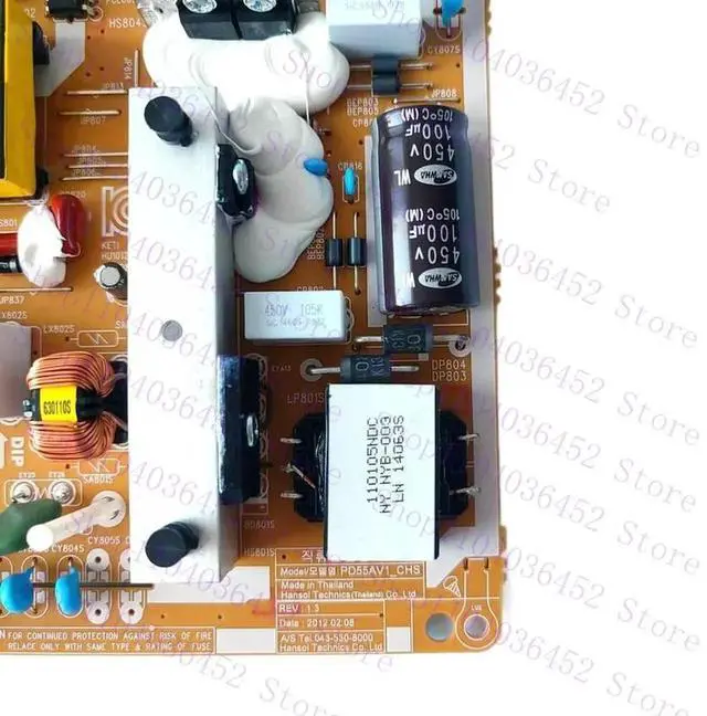 Alt view image 2 of 6 - Power Board BN44-00499A PD55AV1_CHS for UN50EH6050F UN55EH6000F UN55EH6001F TV