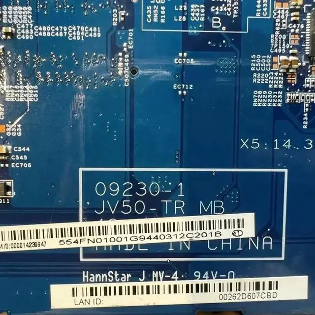 Alt view image 5 of 6 - 09230-1 For 5542 5542G Laptop Motherboard JV50-TR MB DDR2 Mainboard 100% Tested Fast Ship