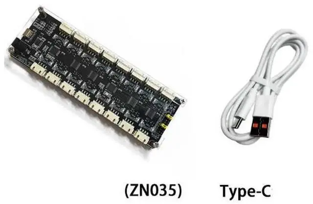 Main image of USB to 16 TTL serial port module 1.8V2.5V3.3V5V multi-channel USB to UART CH348Q chip
