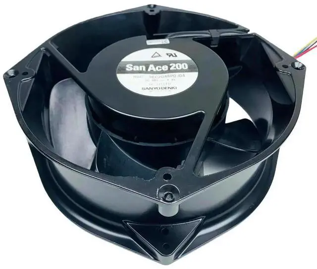 Alt view image 3 of 3 - For SANYO 9EC2048P0J04 48V 4.4A 200x200x70mm EC Cooling Fan Dual Ball Bearing l Frame PWM Speed Control Industrial Fan
