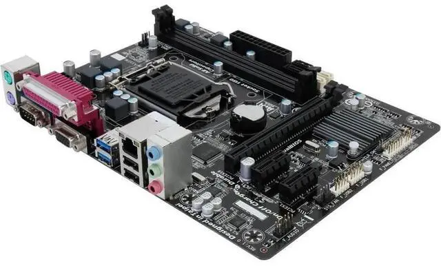 Alt view image 4 of 6 - FOR GA-H81M-DS2 LGA 1150 H81 SATA 6Gb/s Micro ATX Motherboard
