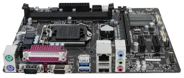 Alt view image 6 of 6 - FOR GA-H81M-DS2 LGA 1150 H81 SATA 6Gb/s Micro ATX Motherboard