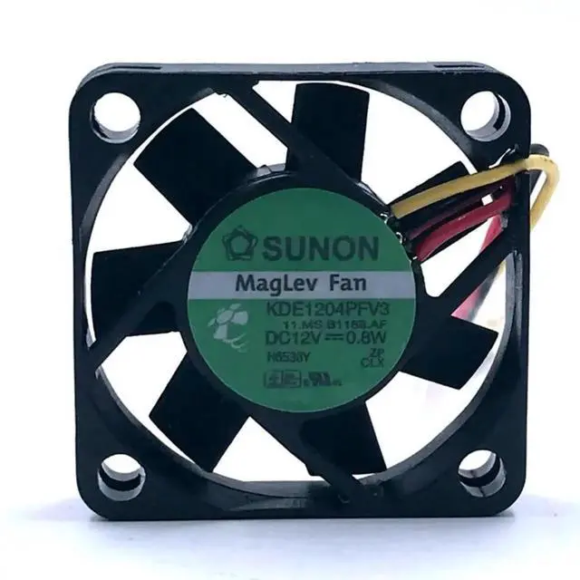 Alt view image 3 of 3 - 10pcs Maglev Fan For KDE1204PFV3 40mm 4CM 4010 DC 12V 0.8W 3-Pin 11.MS.B1188.AF 3500RPM cooling