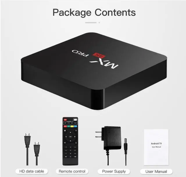 Alt view image 7 of 7 - 4K Android TV Box 13.0 - Amlogic S905 Streaming Device with Dual WiFi , 1GB+8GB Smart Media Player for Home Entertainment, Supports HDR10+ Dolby