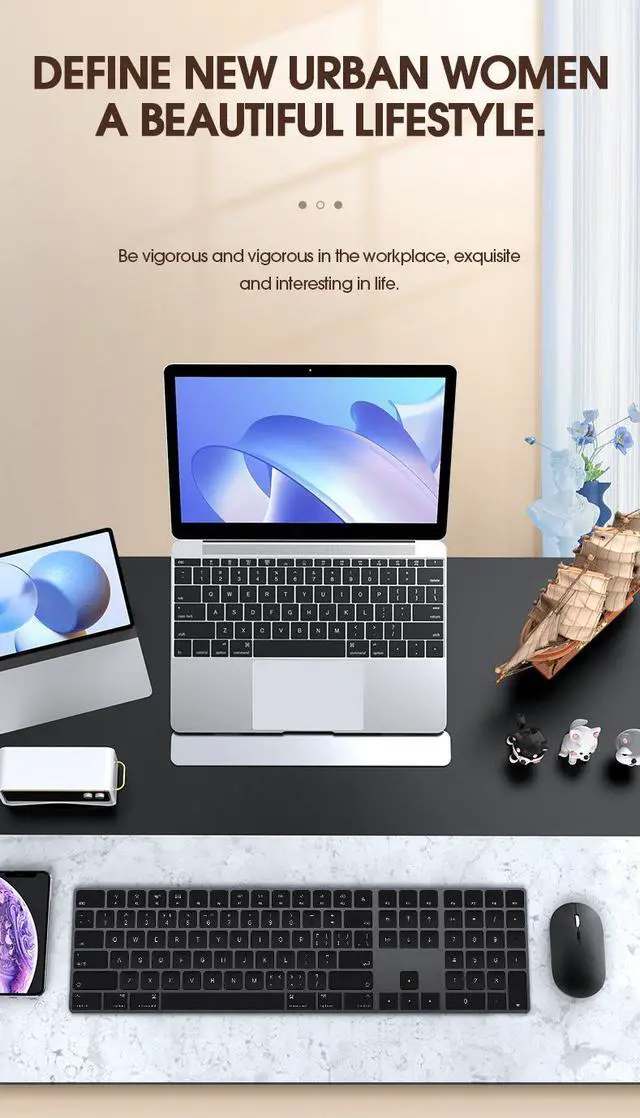 Alt view image 7 of 7 - X2 Dual Mode Wireless Mouse - Bluetooth & 2.4GHz Rechargeable Silent Mouse with Type-C Charging, Portable Computer Mouse for Laptop Tablet PC
