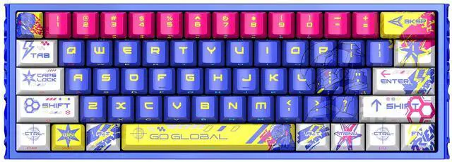 Alt view image 2 of 7 - 61-Key Magnetic Switch Mechanical Keyboard - 8000Hz Polling Rate RGB Gaming Keyboard, Hot-Swappable Hall Effect Switches, Aluminum Alloy Frame for Esports