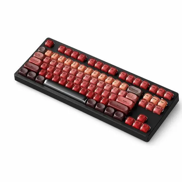 Main image of Premium Wireless Keyboard - Mechanical Feel Bluetooth Keyboard with Quiet Keys, Stylish Computer Keyboard for Office Laptop PC